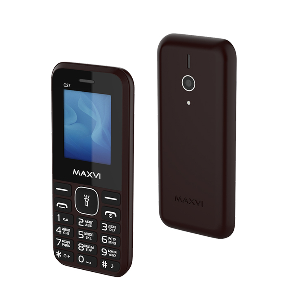 Сотовый телефон Maxvi C27 Brown