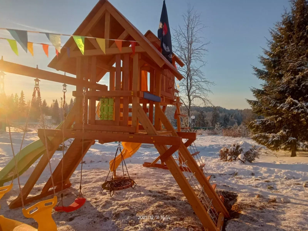 Деревянный игровой комплекс Савушка Lux - 14