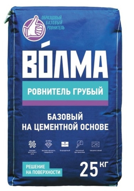 Ровнитель для пола Волма грубый, 25 кг