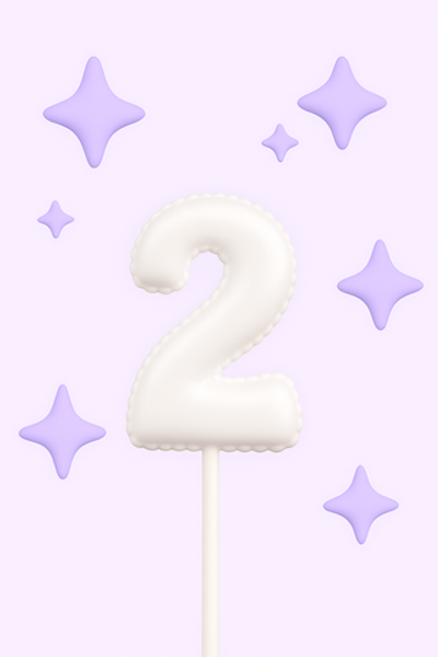 Цифра-шарик из шоколадной глазури