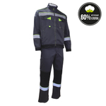 Костюм мужской (комплект) т/серый,лимон и чёрный (44-46) 170-176