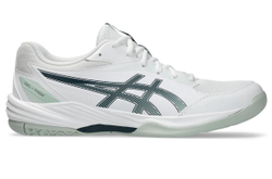 Мужские кроссовки для бадминтона/сквоша Asics Gel-Task 4 - white/tranquil teal