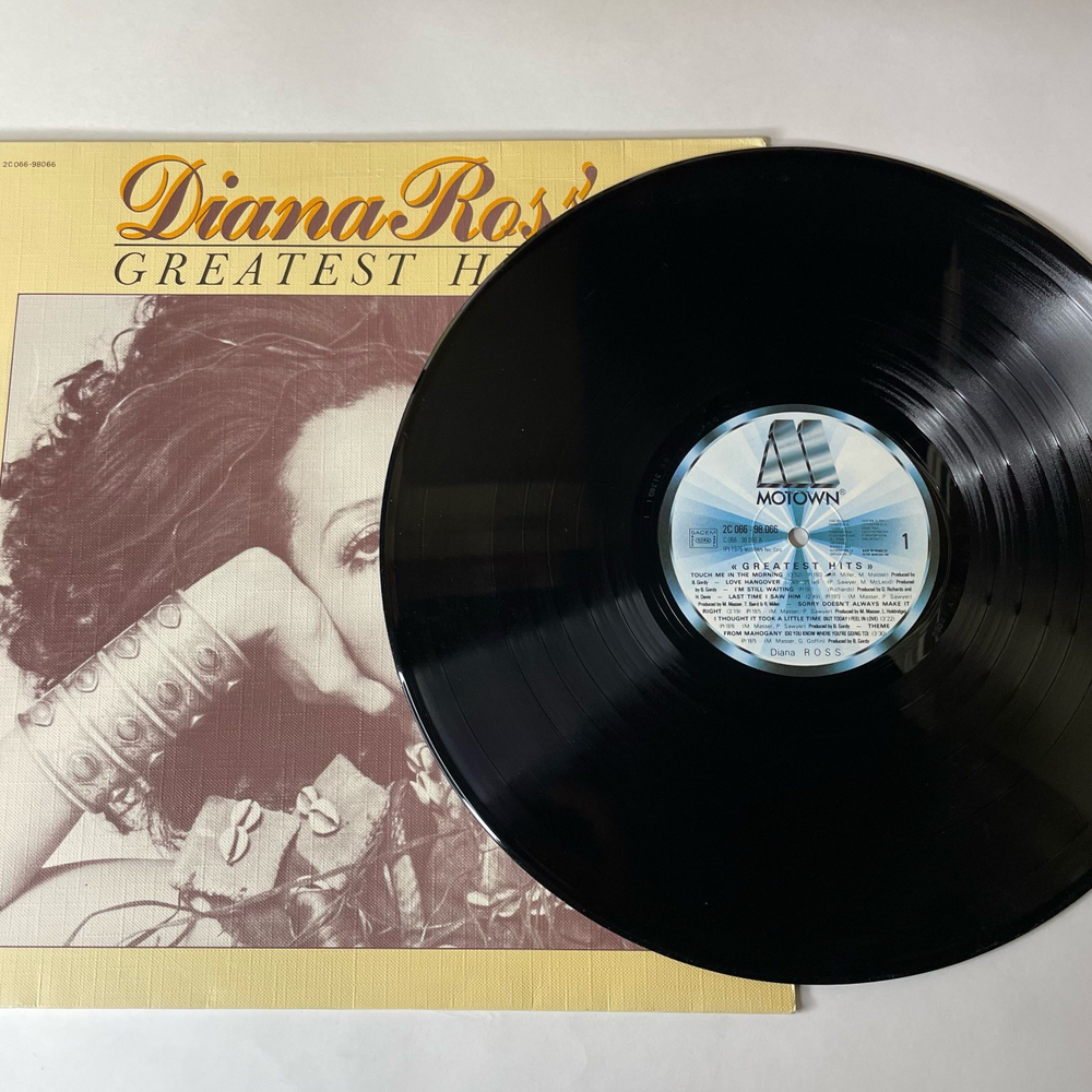 Винтажная виниловая пластинка LP Diana Ross Greatest Hits (Франция 1976)