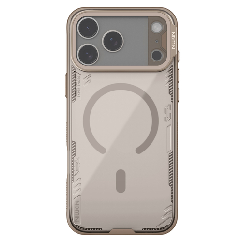 Чехол тонированный коричневый с MagSafe на iPhone 17 Pro Max, серия Iceblade Prop Magnetic (версия с прозрачной крышкой объектива) от Nillkin