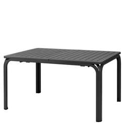Стол раздвижной Alloro 140-210х100 см, антрацит