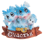 Магнит «Волшебные пожелания» 6,5*6,5 см, микс