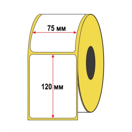 75х120-(300) термоэтикетка ЭКО втулка 40