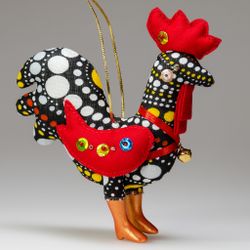 Ёлочная игрушка Петушок в сапогах