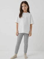 Леггинсы вязаные детские серый