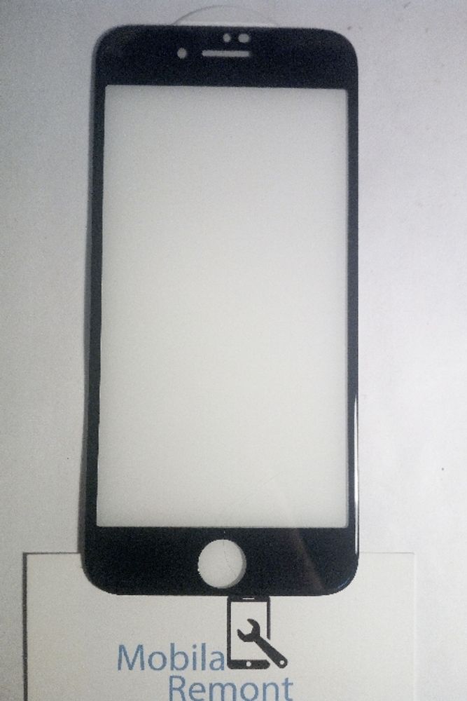 Защитное стекло &quot;Оптима&quot; для iPhone 7/8/SE (2020) Черное (Закалённое, полное покрытие)