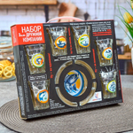Набор подарочный 7 предметов (пепельница, 6 стопок 50мл) "На крючке"