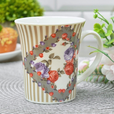 Кружка 250мл керамическая, цвет в ассортименте, NNAC-3214