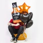 Шар (32"/81 см) Фигура, Бутылка Виски, Лучший В Мире, №1, 1 шт. в упак.