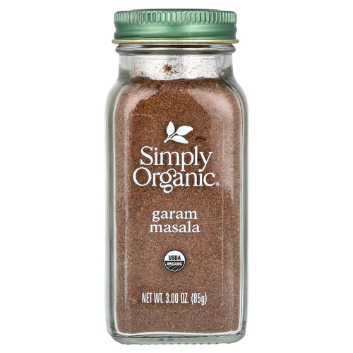 Simply Organic, гарам масала, 85 г (3 унции)