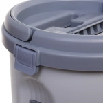 Набор для уборки «Селфи» Чистюля (ведро с отжимом, швабра, две насадки) в цветной коробке 270