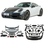 Обвес переделка в Turbo S для Porsche 911 992.1 Carrera 2019-2025 Порше
