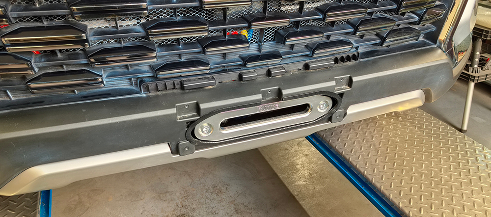 Площадка под лебёдку в штатный бампер Changan Hunter Plus РИФ