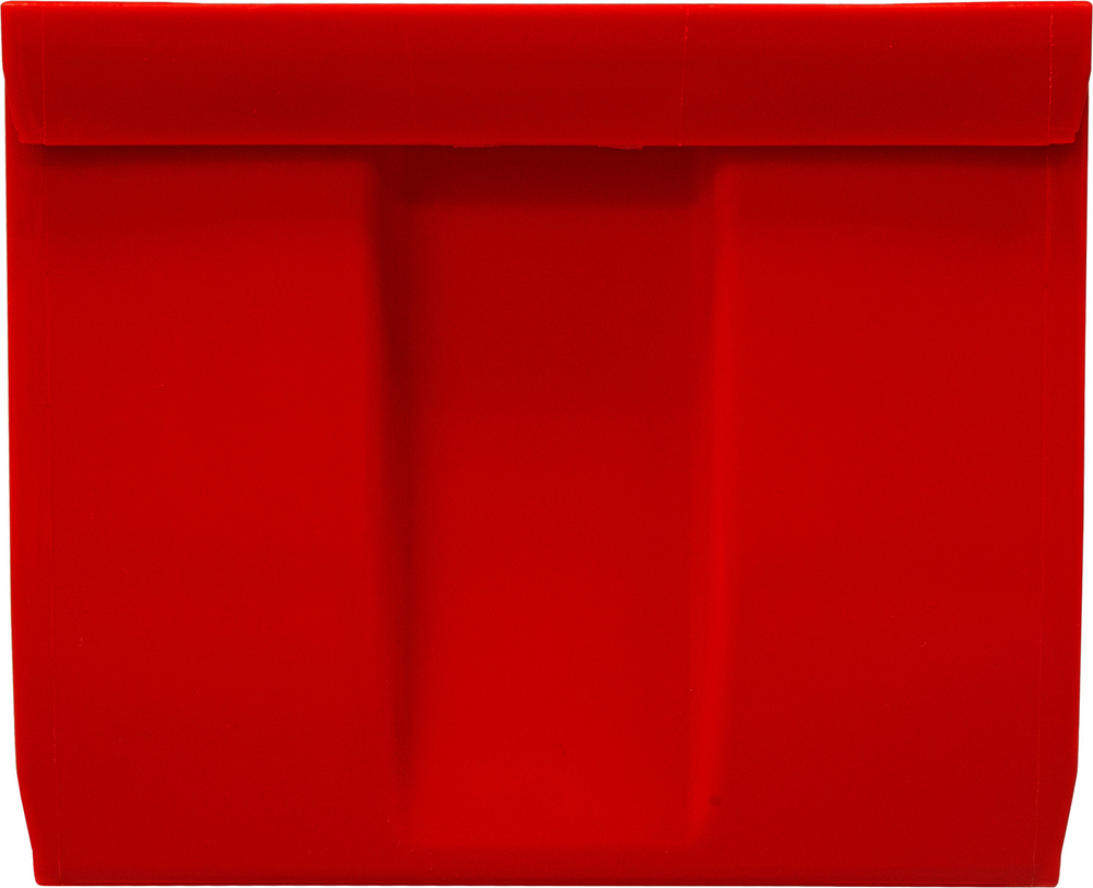 Ящик сплошной 250×150×130 мм, объем 4.88 л., арт.: 5002, красный, код: 10036