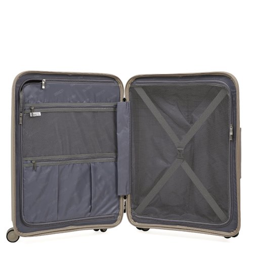 Чемодан средний (М) полипропилен "Fabretti"