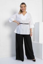 Блуза Легкость движения (белая) Б12945-30М LT Collection