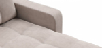Угловой диван Денди Велюр Монолит латте