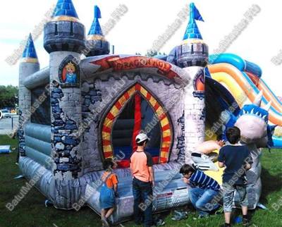Коммерческий надувной батут "Змей Горыныч младший"