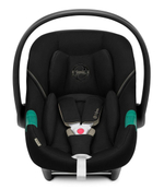 Коляска 3 в 1 Cybex Priam IV Rosegold complete и автокресло Aton S2 i-Size Moon Black Leaf Green