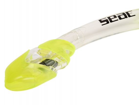 Трубка Seac Tribe Dry прозрачный/желтый