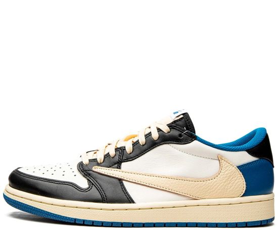 Premium Кроссовки Nike x Travis Scott x Fragment Air Jordan 1 Low