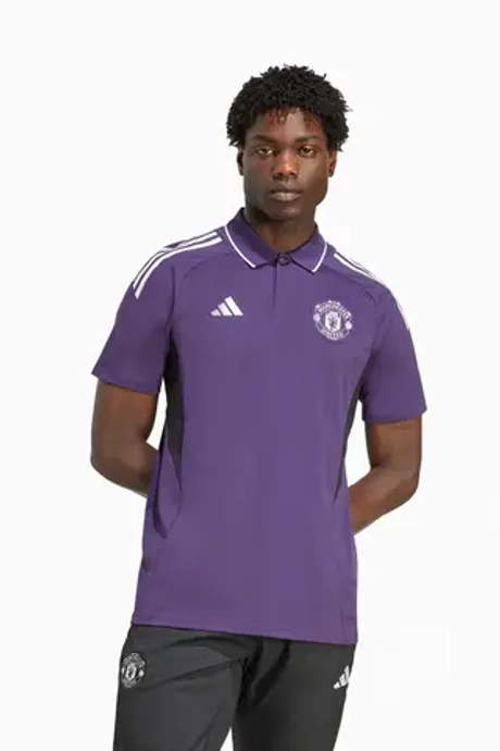 Футболка adidas Manchester United 25/26 Polo - фиолетовый