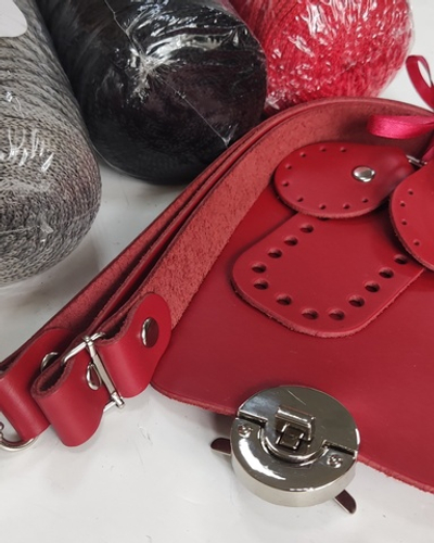 Комплект для мини-сумки Кожа Red  hot