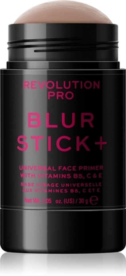 Revolution PRO Blur Stick + - Основа под макияж для минимизации пор с витаминами B, C, E, 30 g