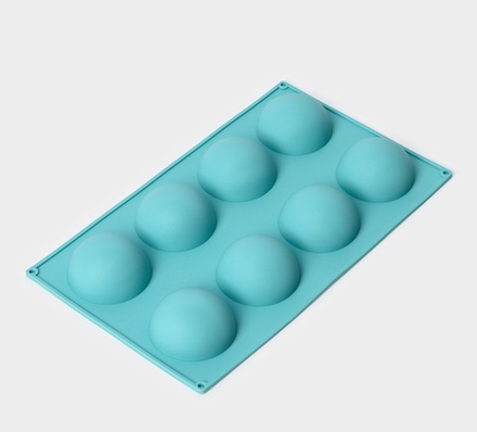 Силиконовая форма для выпечки и муссовых десертов "Полусферы 5,5см"
