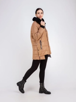 Пальто зимнее из натуральной кожи