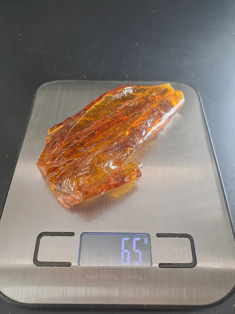 Копал молодой янтарь коллекционный 65 гр