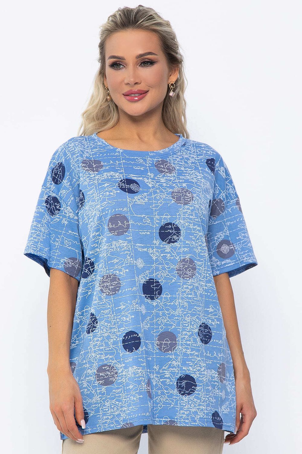 Блуза Тори (джинс) Б13518-20М LT Collection