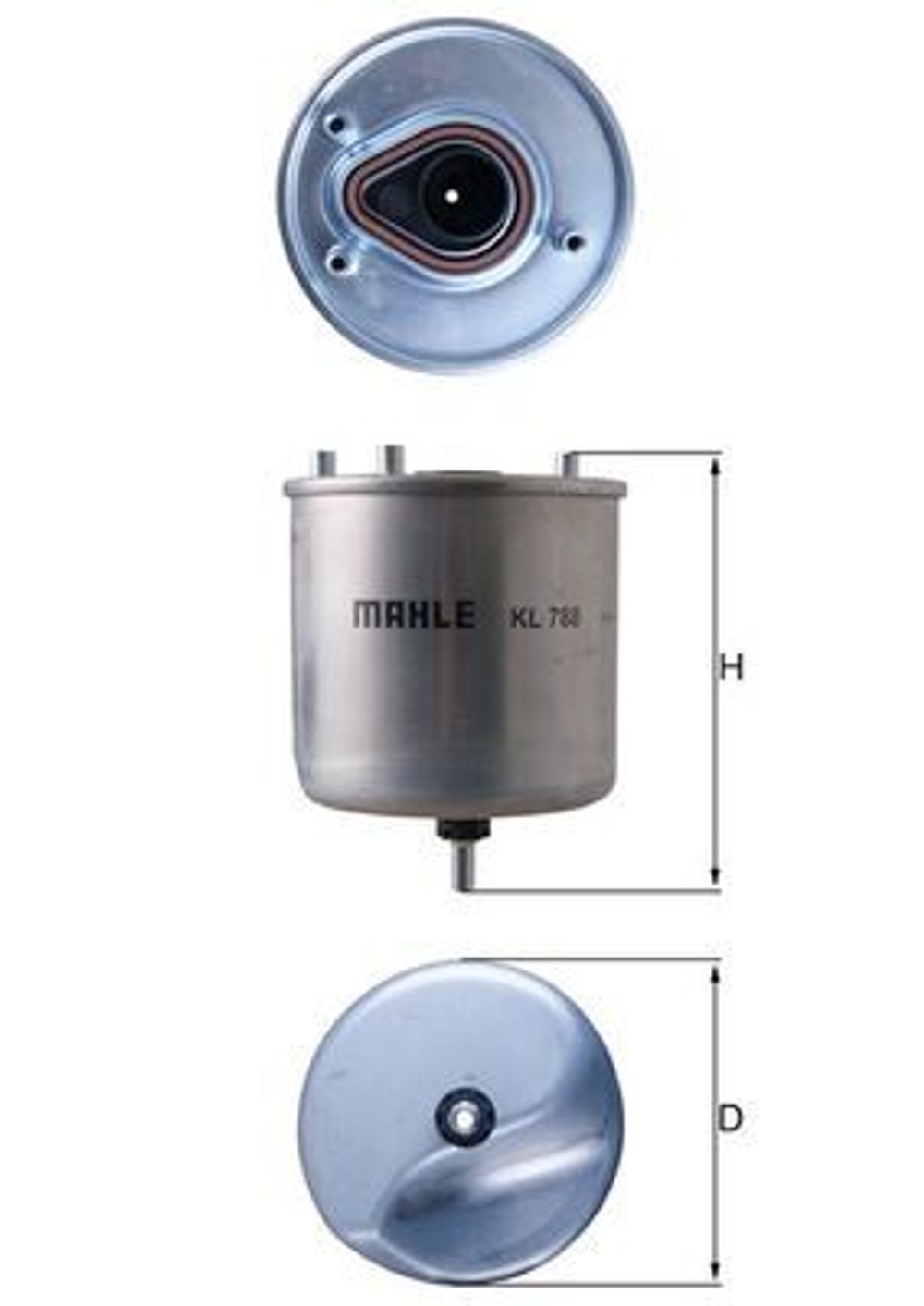 MAHLE - KL788-MAH - Fuel Filter