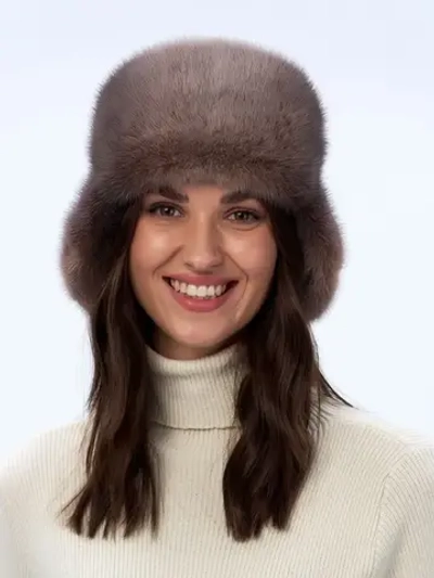 Шапка жокейка зимняя женская