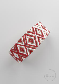 Схема PEYOTE, Схема браслета мозаичное плетение, узор из Miyuki Delica 11/0, файл PDF, №421