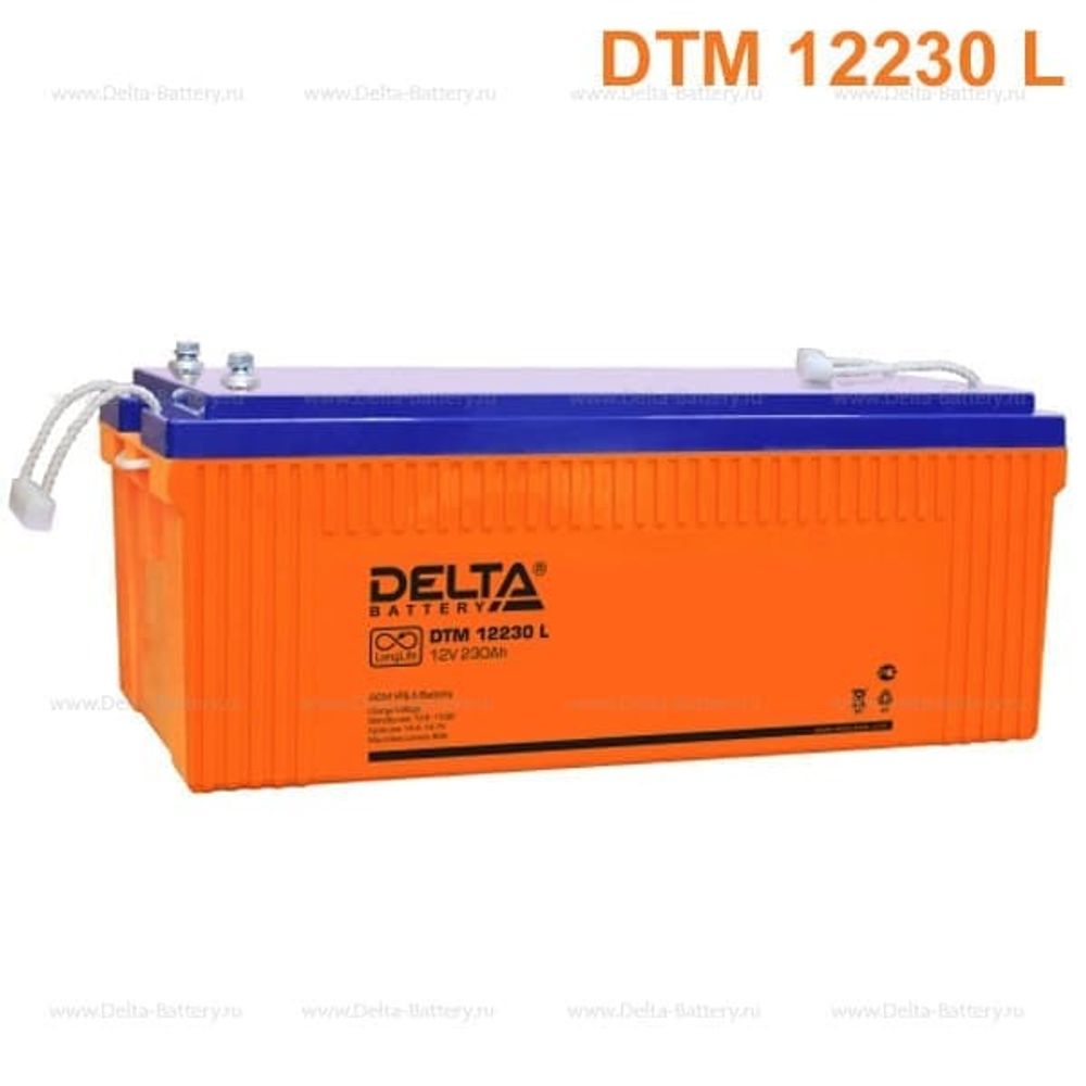 Аккумуляторная батарея Delta DTM 12230 L (12V / 230Ah)