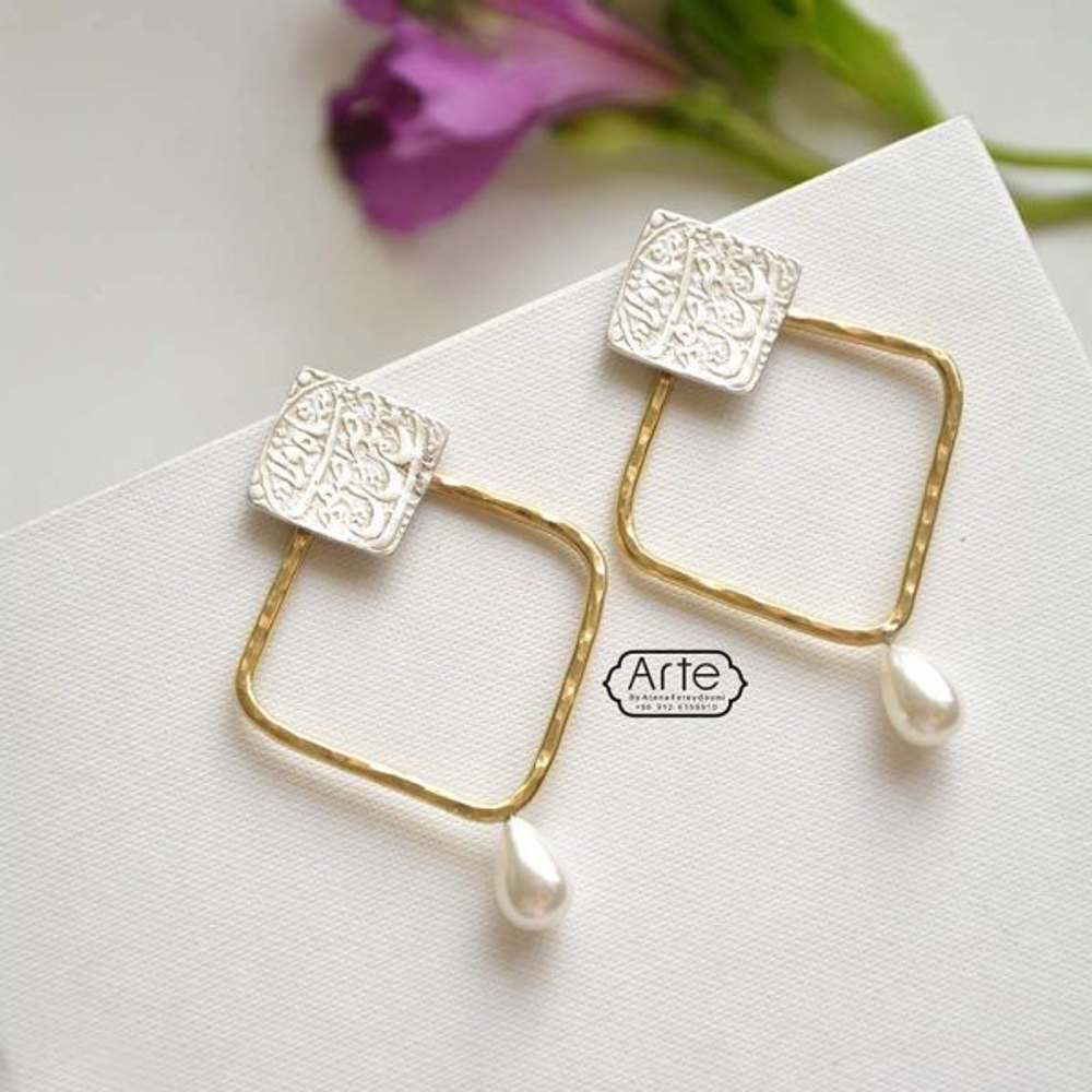 Серебряные серьги Arte Manparo 20220514 Иран