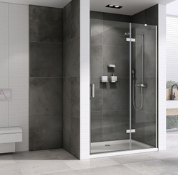 Душевая дверь Abber Zart 110 AG08110 профиль Хром стекло прозрачное