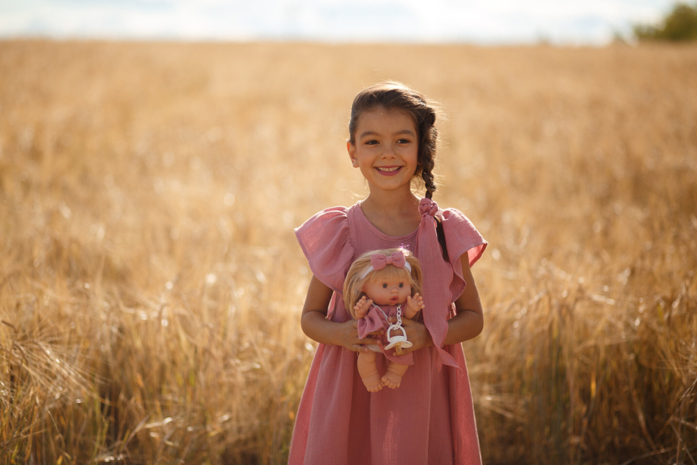 Платье из муслина «Сухая роза»