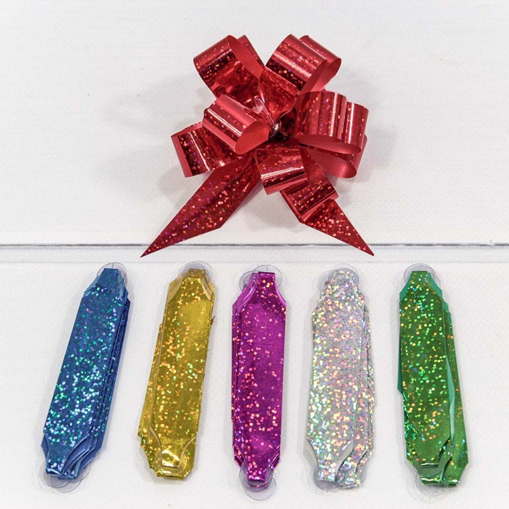 Бант Шар 1,8см Набор 6 шт голография (Микс)