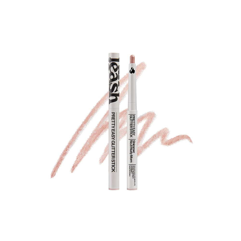 Unleashia, Pretty Easy, стик с блестками, № 8 Nudy Morn, 1 шт.