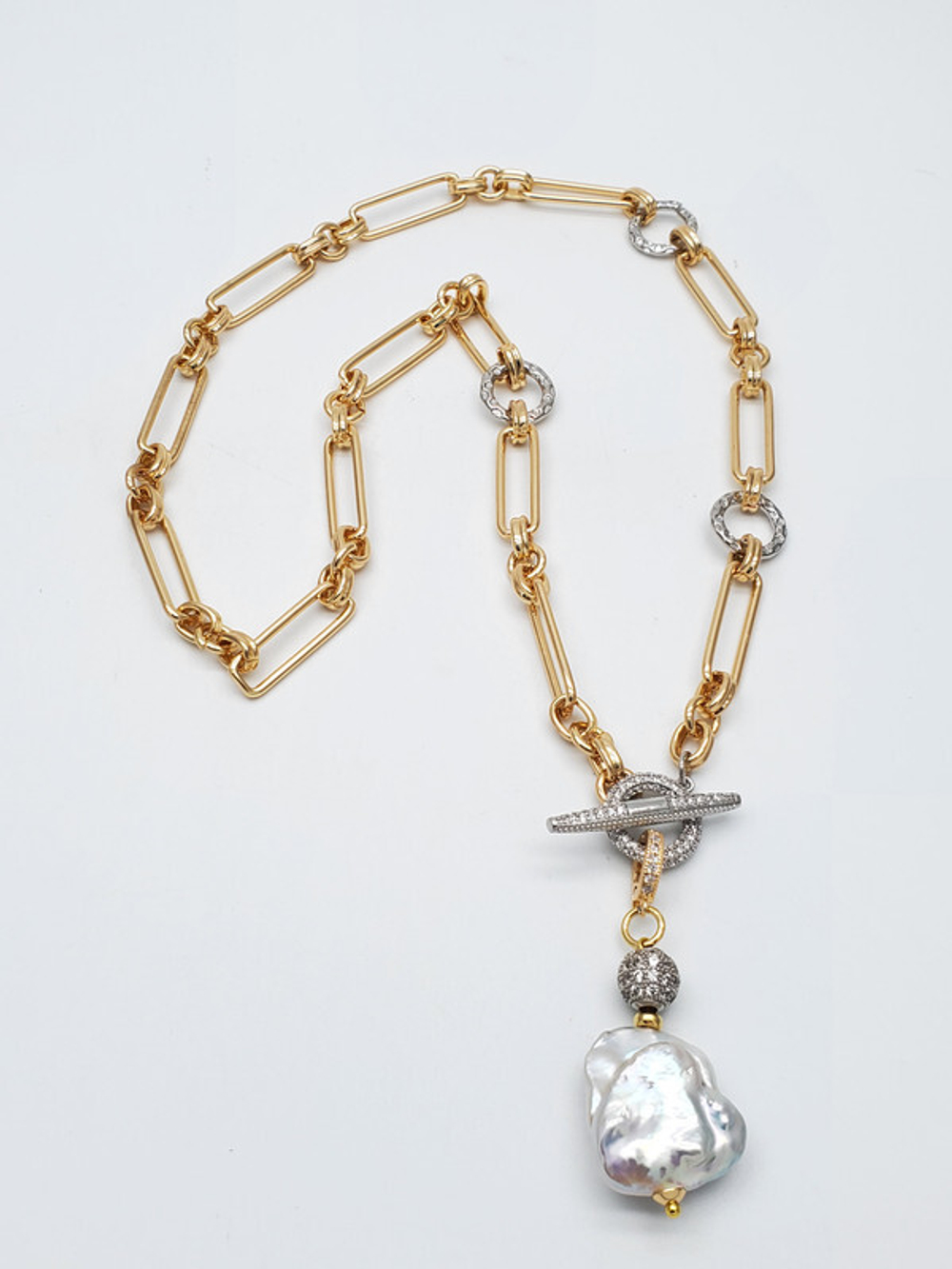 91001108 Колье SELENA PEARLS