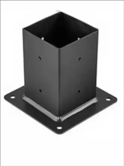 опора бруса 150х150, толщиной 3 мм, окрашенная, коннектор для бруса.