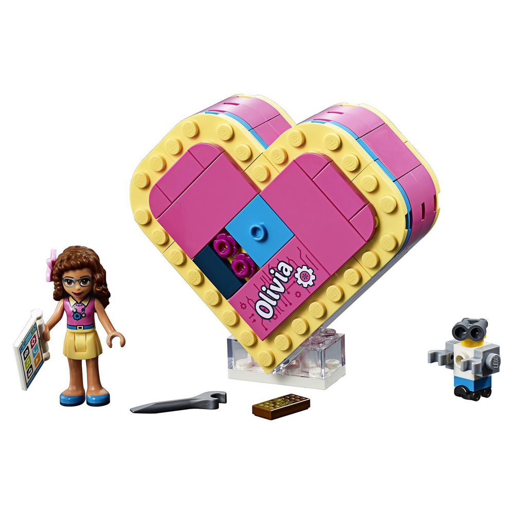 LEGO Friends: Шкатулка-сердечко Оливии 41357 — Olivia's Heart Box — Лего Френдз Друзья Подружки
