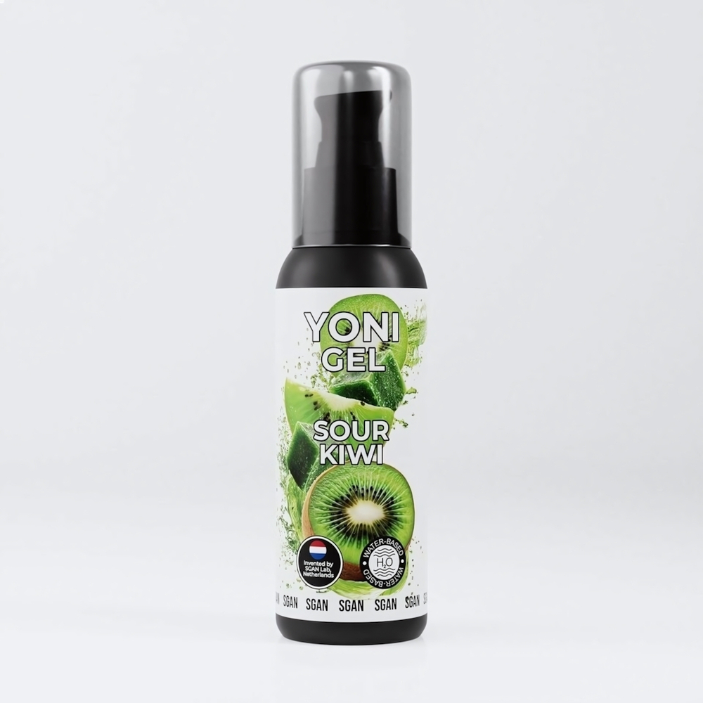 Лубрикант для орального секса SGAN со вкусом кислого киви - 100 мл.