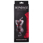 Веревка для связывания Bondage Collection красная
